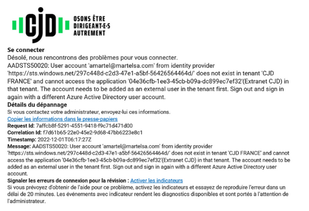 Autre compte Microsoft Autre compte Microsoft